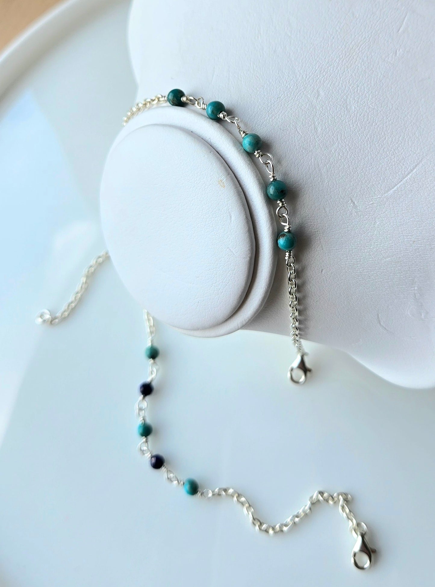 Turquoise Faceted Bead Bracelet