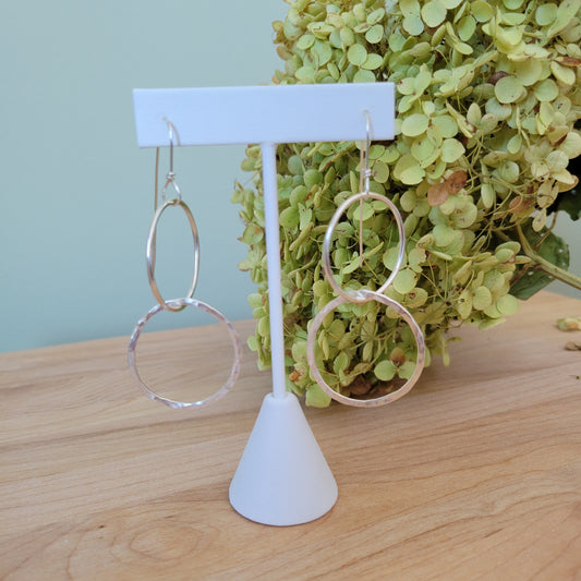Large Double Circ Earrings