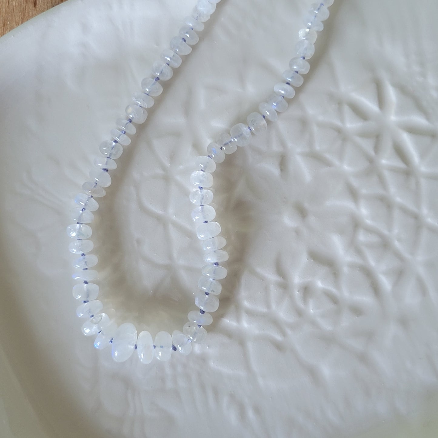 Graduated Moonstone Necklace