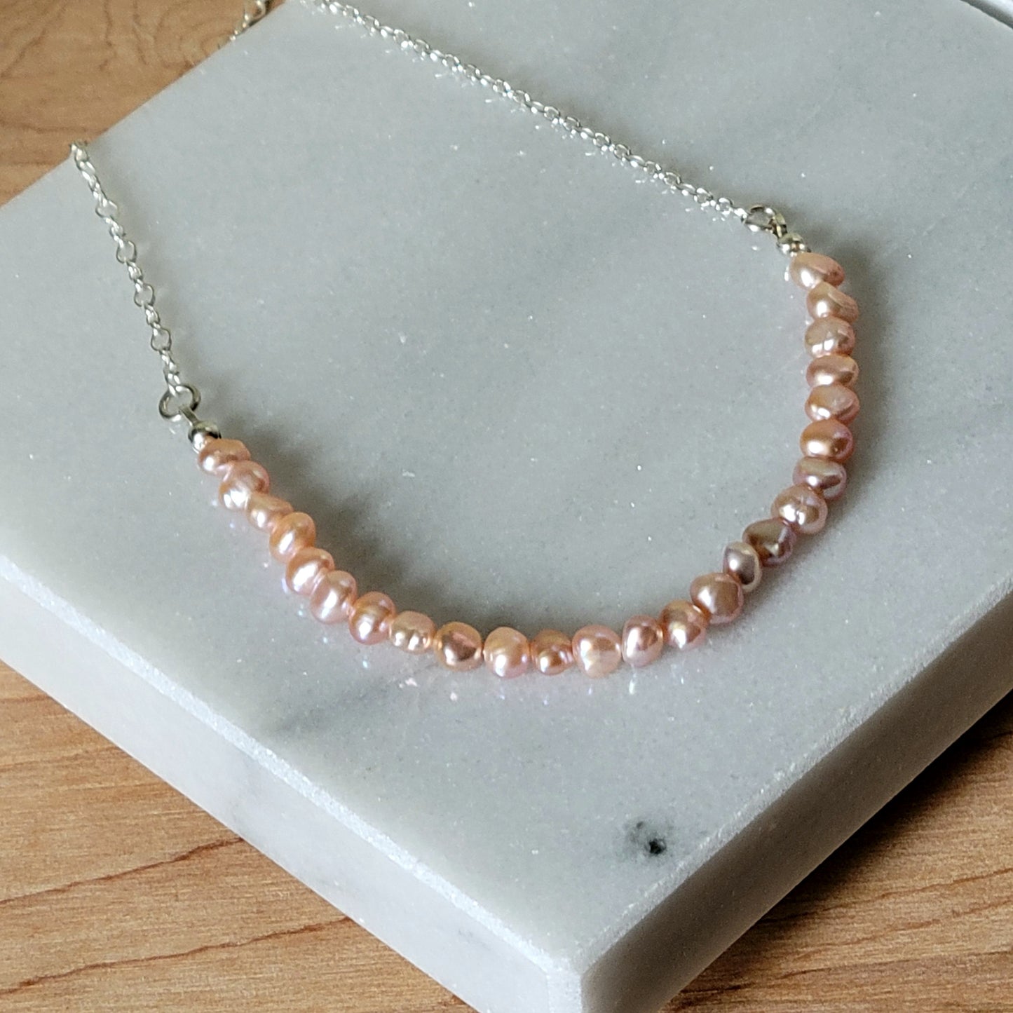 Pink Pearl Necklace