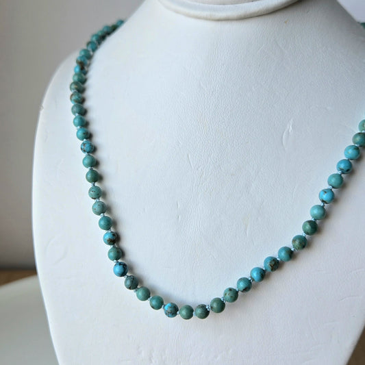 Turquoise Faceted Gem Necklace