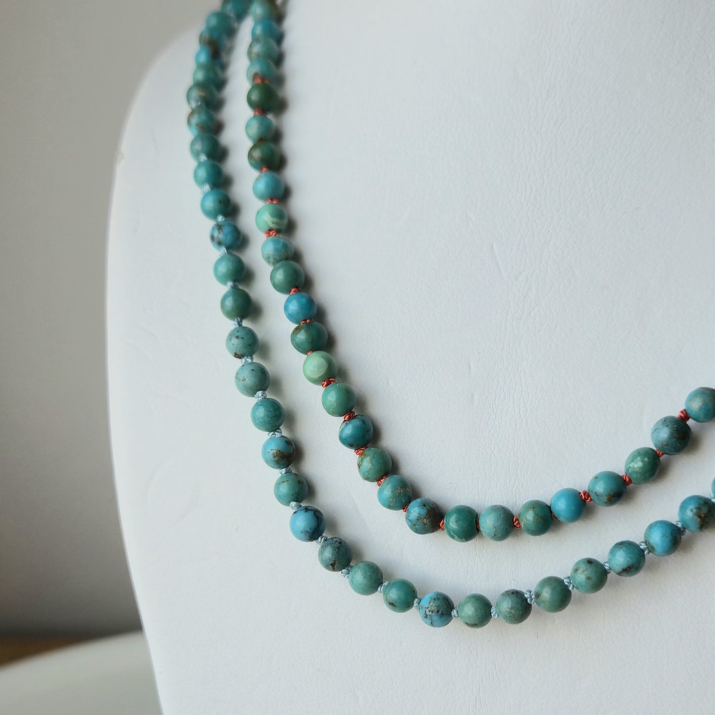Turquoise Faceted Gem Necklace