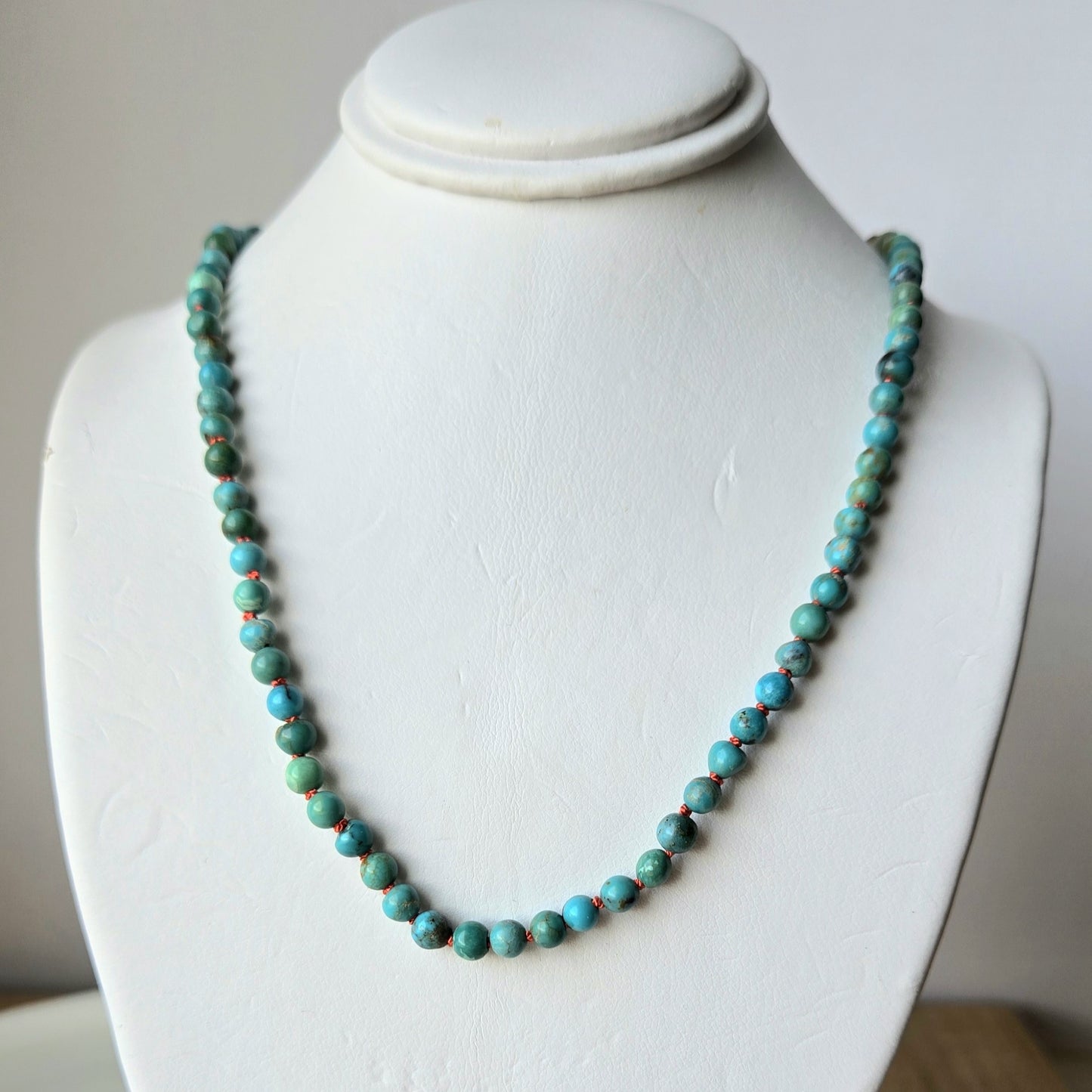 Turquoise Faceted Gem Necklace