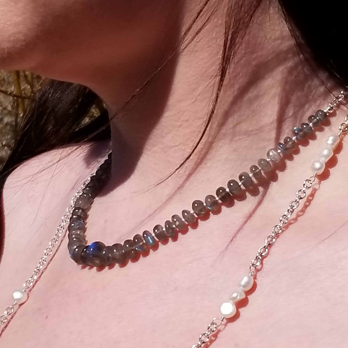 Graduated Labradorite Necklace