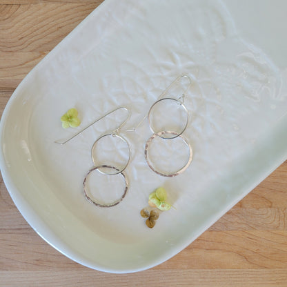 Large Double Circ Earrings
