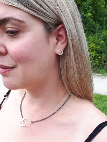 Circ Stud Earrings